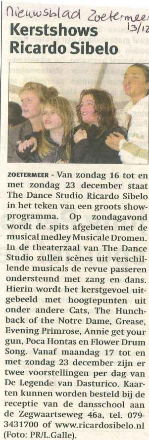 Kerstshow-Ricardo-Sibelo-Nieuwsblad-Zoetermeer-13-12-07